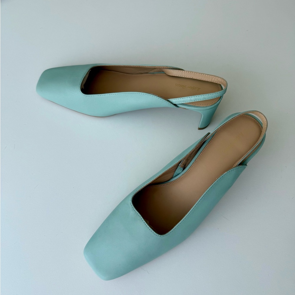 & Other Stories Mint Green Women's Slingback heels